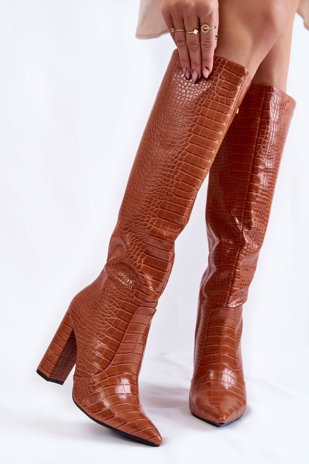 Heel boots pink / 173623 Step in style