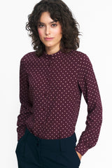 Zwart shirt met lange mouwen / 186127 Nife