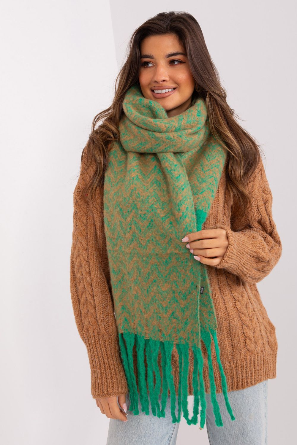 Shawl green / 189233 AT-0