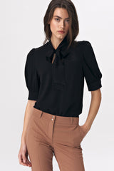 Blouse black / 141293 Nife-0