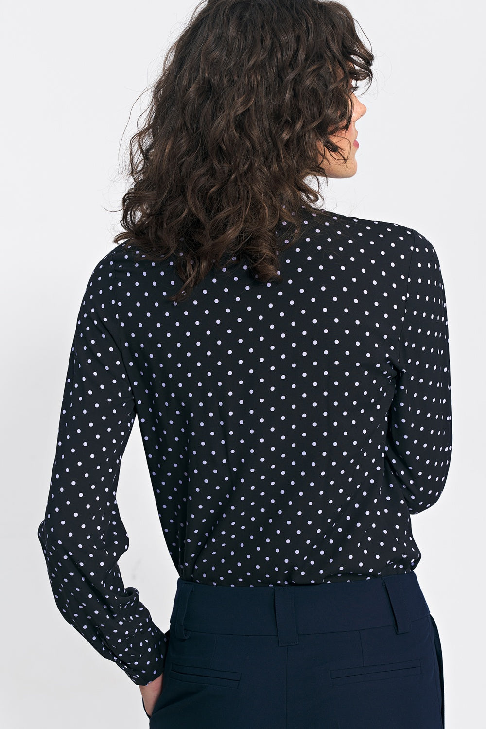 Long sleeve black shirt / 186127 Nife-2