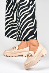 Heeled low shoes beige / 186504 PRIMO-2